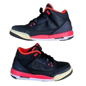 VINTAGE 2012 Air Jordan 3 Retro Crimson Size 6.5